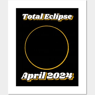 April 8, 2024 total eclipse Posters and Art